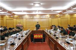 Quân khu kiểm tra công tác chuẩn bị diễn tập khu vực phòng thủ huyện Tân Yên